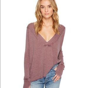 Free People ribbed light-weight sweater